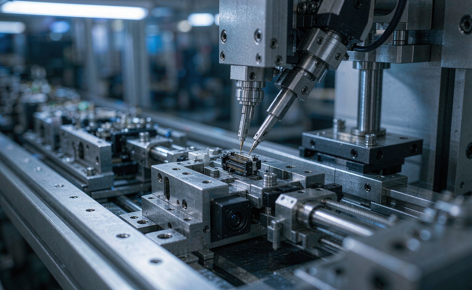 Precision connector assembly equipment