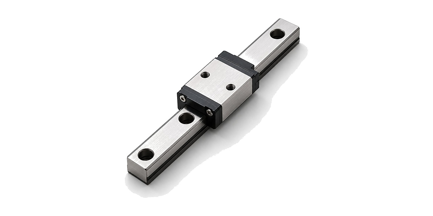 DDJ ST7 — the most compact miniature linear guide in the range, on white background